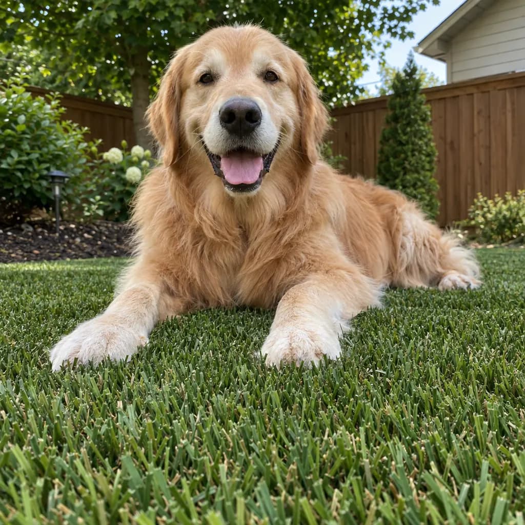 Close-up of Paw Pro artificial turf